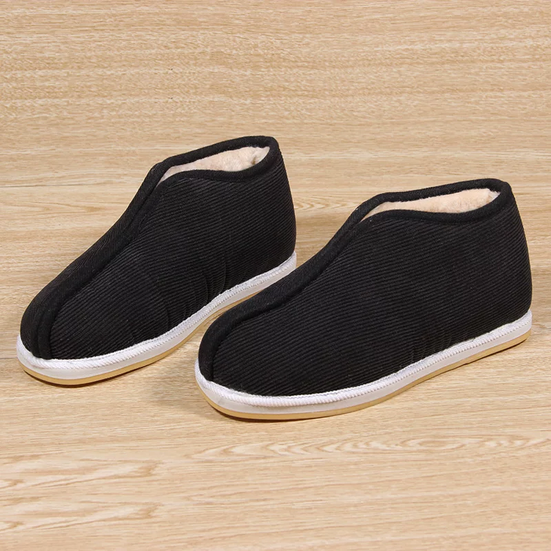 Winter Cloth - Winterliche alte Pekinger Stoffpantoffeln – Warme,