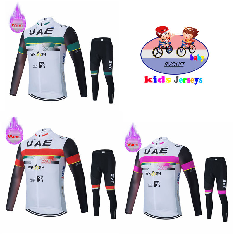 Winter Clothing Kids Sale - UAE Junge Langarm Fahrrad trikot Set,
