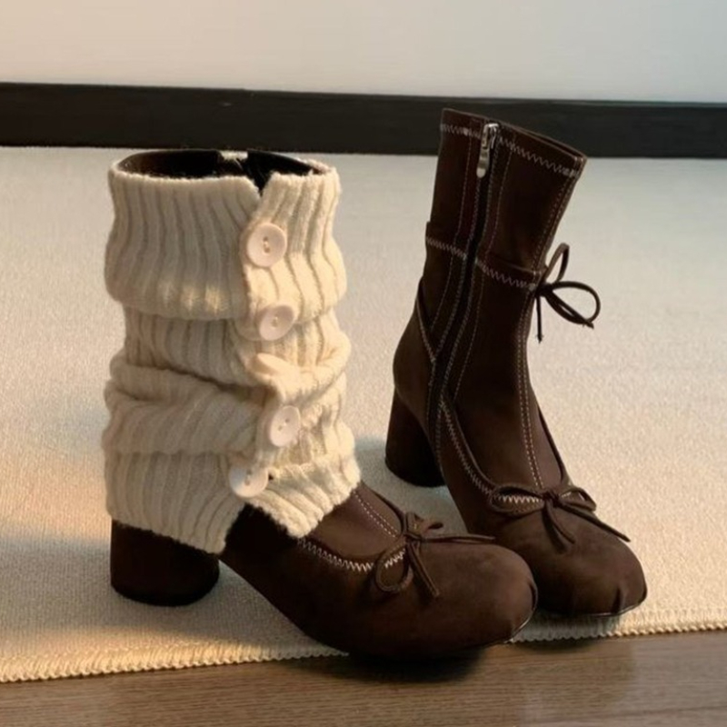 Winter Clothing Ladies - Bogen High Heels Frauen Stiefel Neue