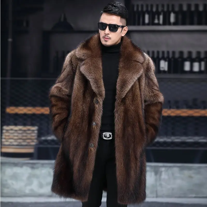 Warm Winter Clothing - Luxus Marke männer Kleidung Pelz Jacken