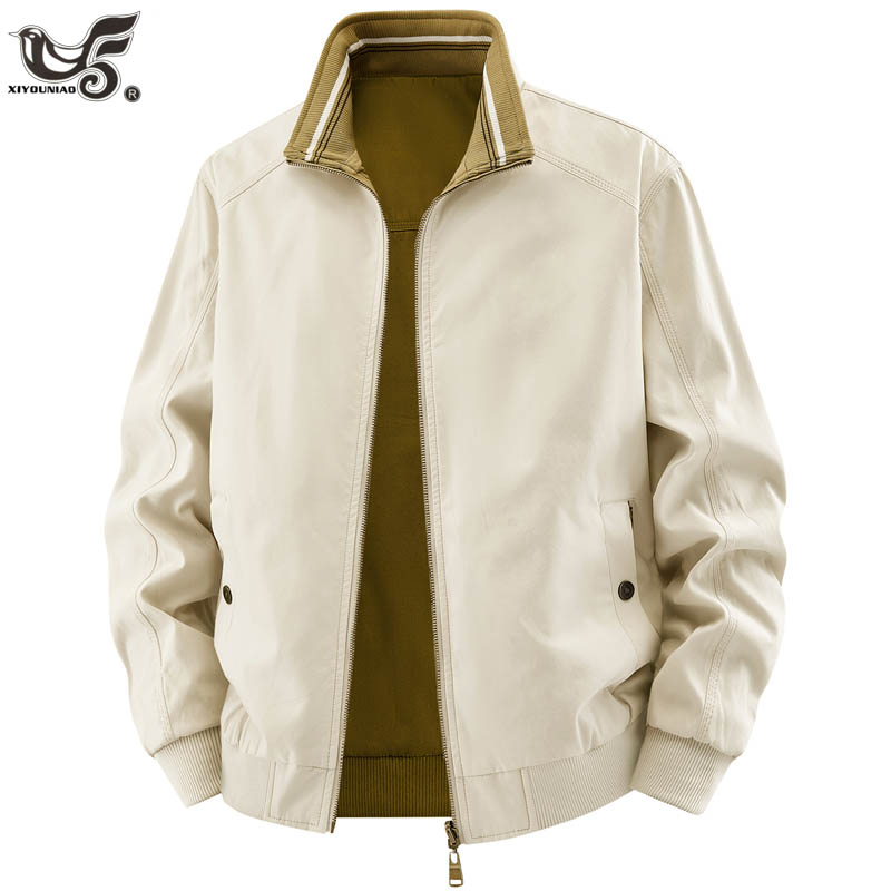 Quality Winter Clothing Bomber Jacket - Hochwertige Wendbare Jacke für Herren 100%
