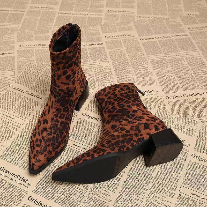 Winter Clothing Ladies - Neue Damen-Stiefeletten mit niedrigem Absatz, moderne