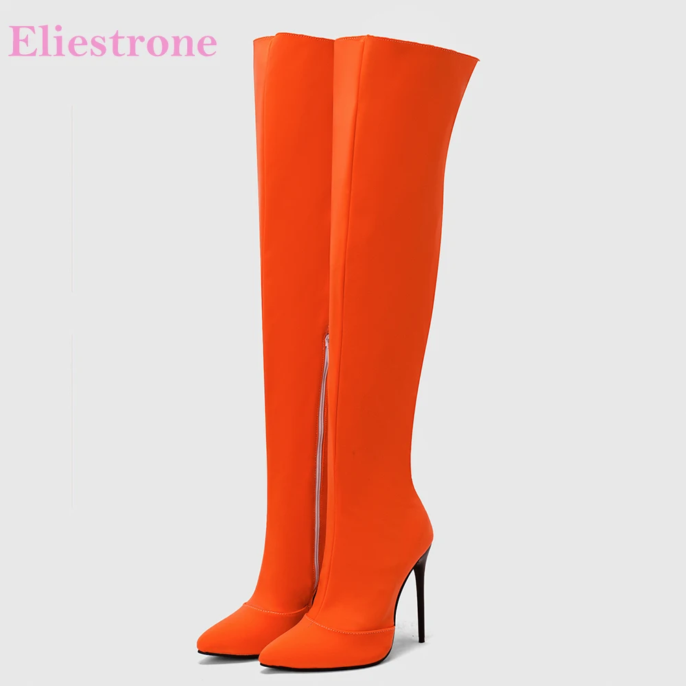 Winter Clothing Ladies - Neue Winter Glamour Orange Gelb Frauen