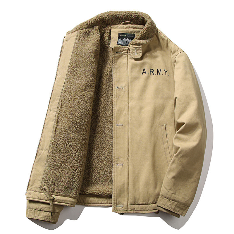 Quality Winter Clothing Bomber Jacket - Männer Fleece Winter Jacken Warme Mäntel