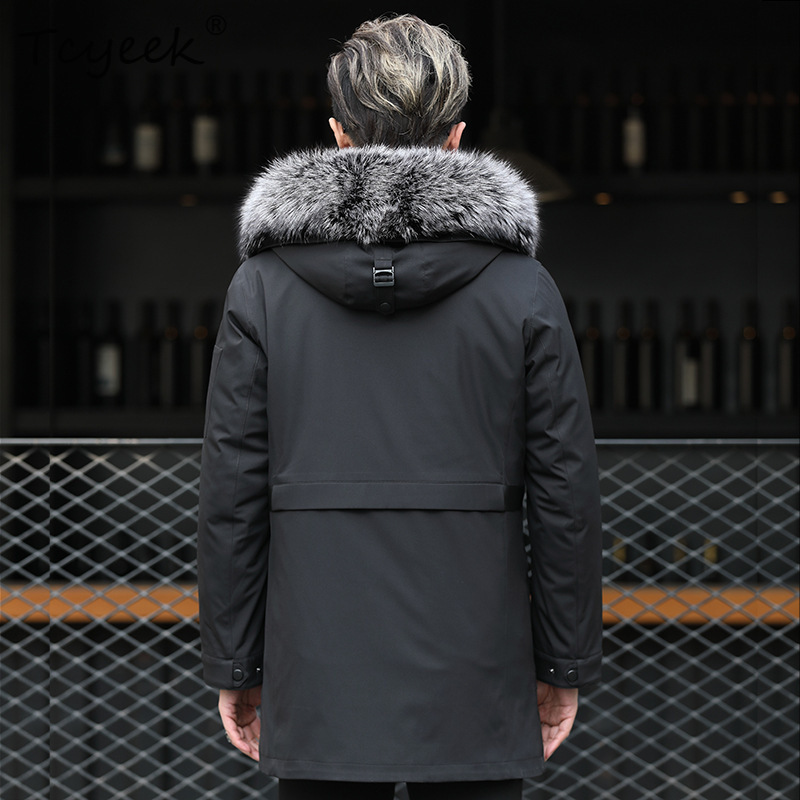 Tcyeek Silberfuchs-Pelzkragen  – Warm Winter Clothing Bewertung und Preis