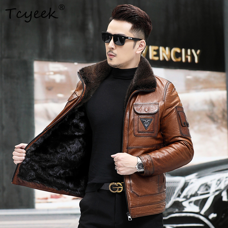 Tcyeek Herrenjacke aus Echtem  – Warm Winter Clothing Bewertung und Preis