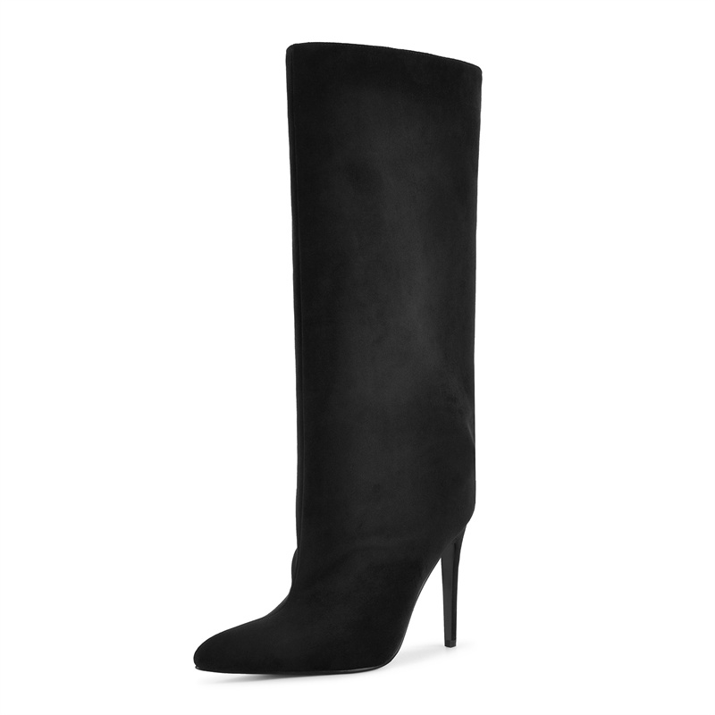Onlymaker Schwarze kniehohe St – Winter Clothing Ladies Bewertung und Preis