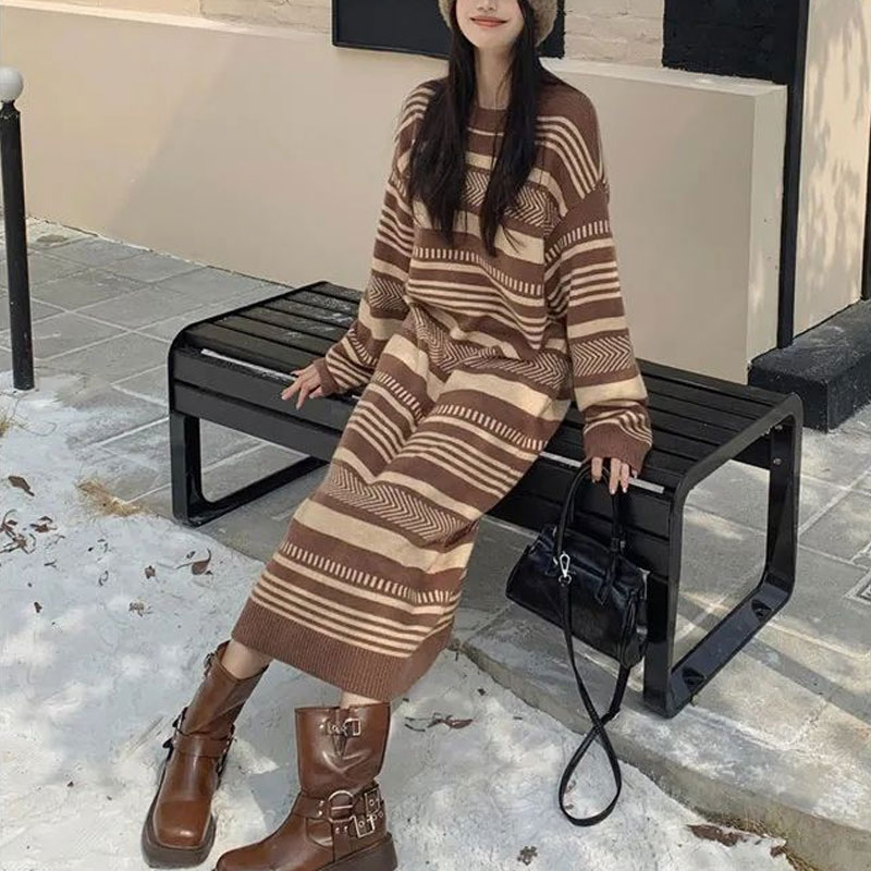 Vintage gestreifte gestrickte  – Winter Clothing H&M Bewertung und Preis