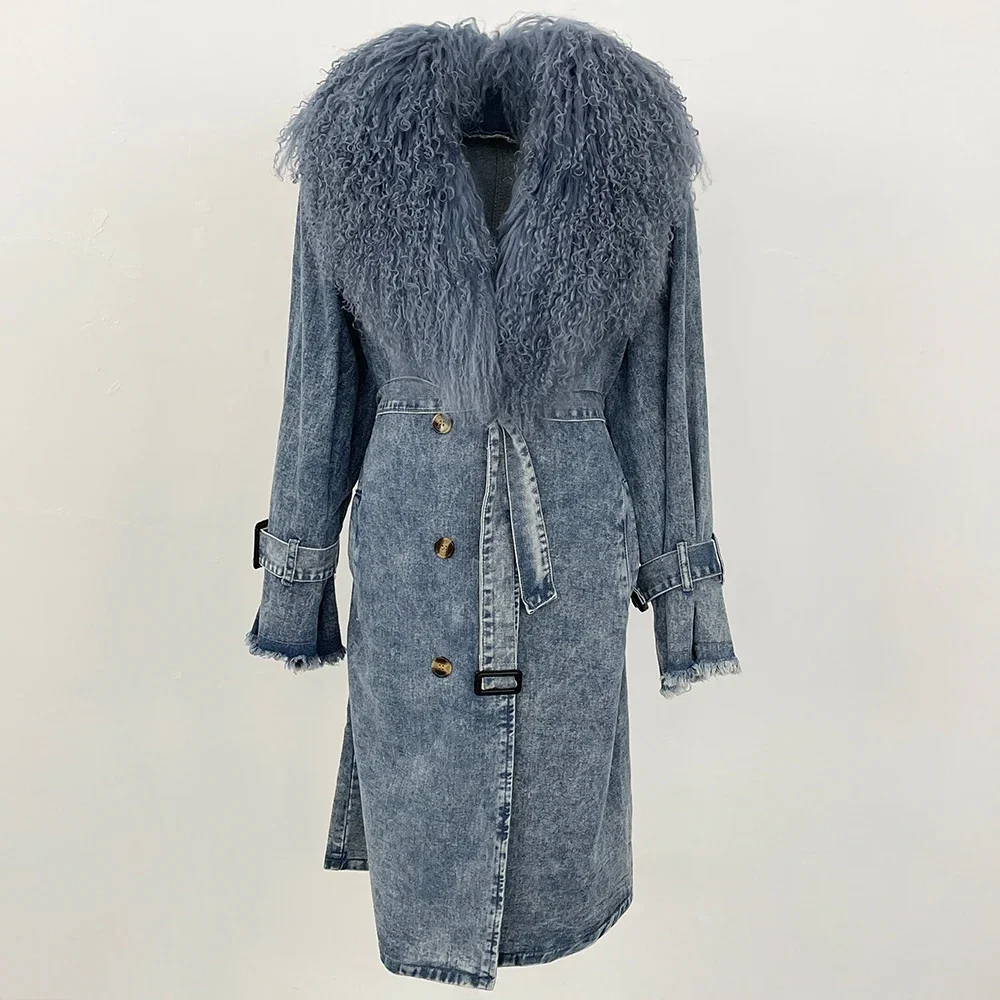 Pelz Mäntel Frau Langarm Tops  – Winter Clothing Store Bewertung und Preis
