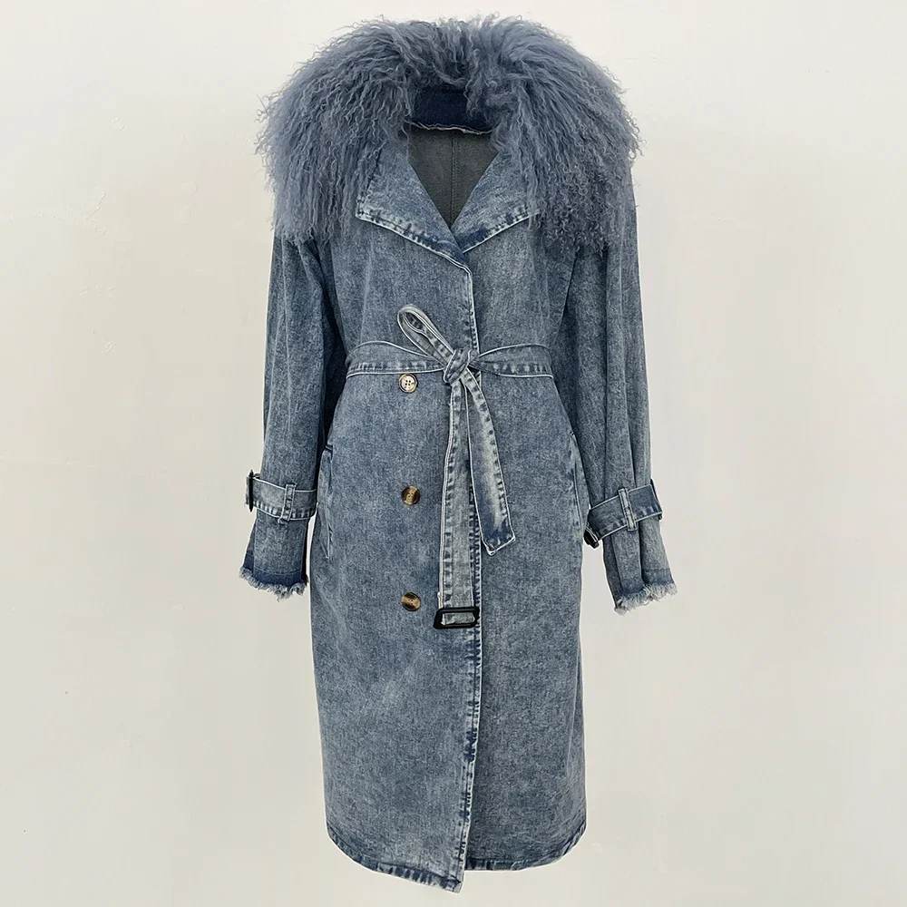 Pelz Mäntel Frau Langarm Tops  – Winter Clothing Store Bewertung und Preis