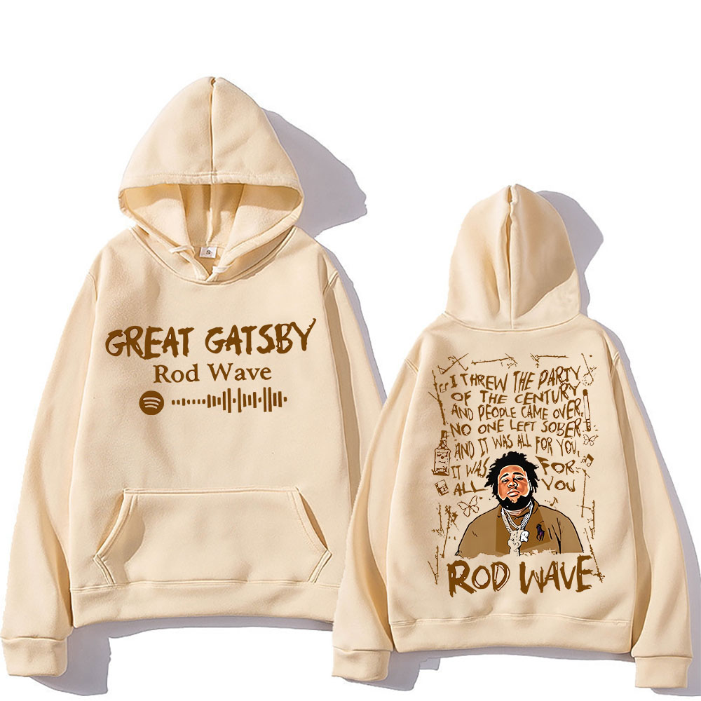 Rod Wave Grafikdruck Mit Kapuz – Winter Clothing Drawing Bewertung und Preis