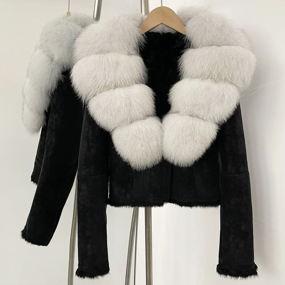 OFTBUY Natürliche Fuchs Pelz K – Winter Clothing Store Bewertung und Preis