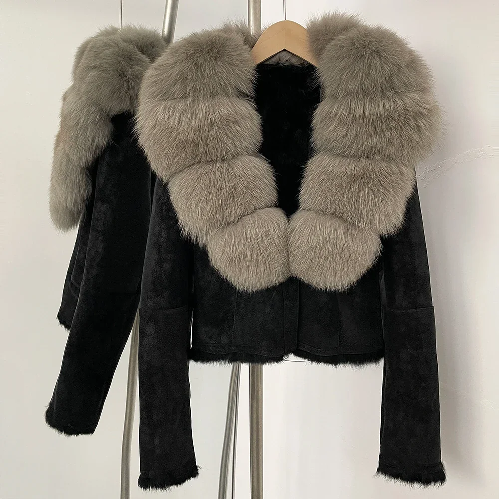 OFTBUY Natürliche Fuchs Pelz K – Winter Clothing Store Bewertung und Preis