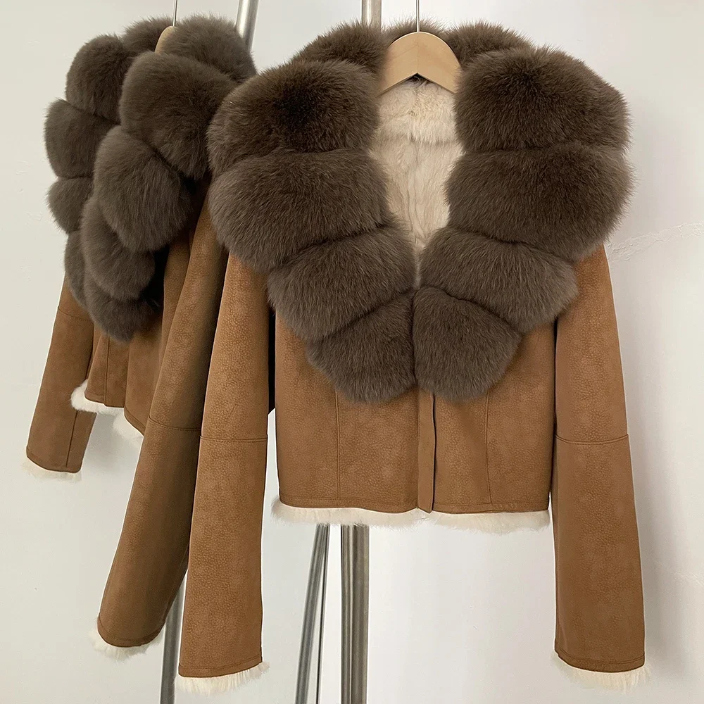OFTBUY Natürliche Fuchs Pelz K – Winter Clothing Store Bewertung und Preis