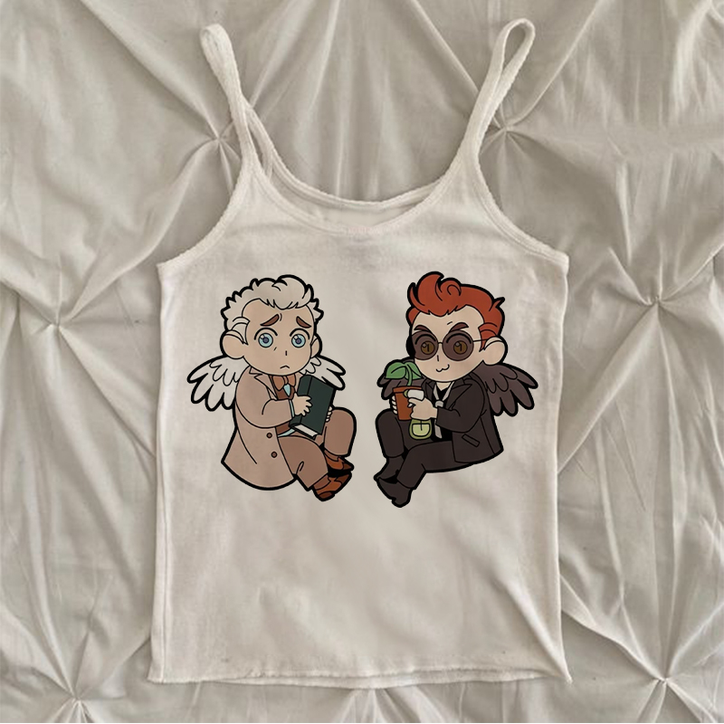 Good OmensY2k Good Omens Print – Winter Clothing Store Bewertung und Preis