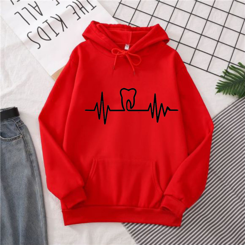 Heatbeat Hoodie Graphic Tooth  – Winter Clothing Drawing Bewertung und Preis