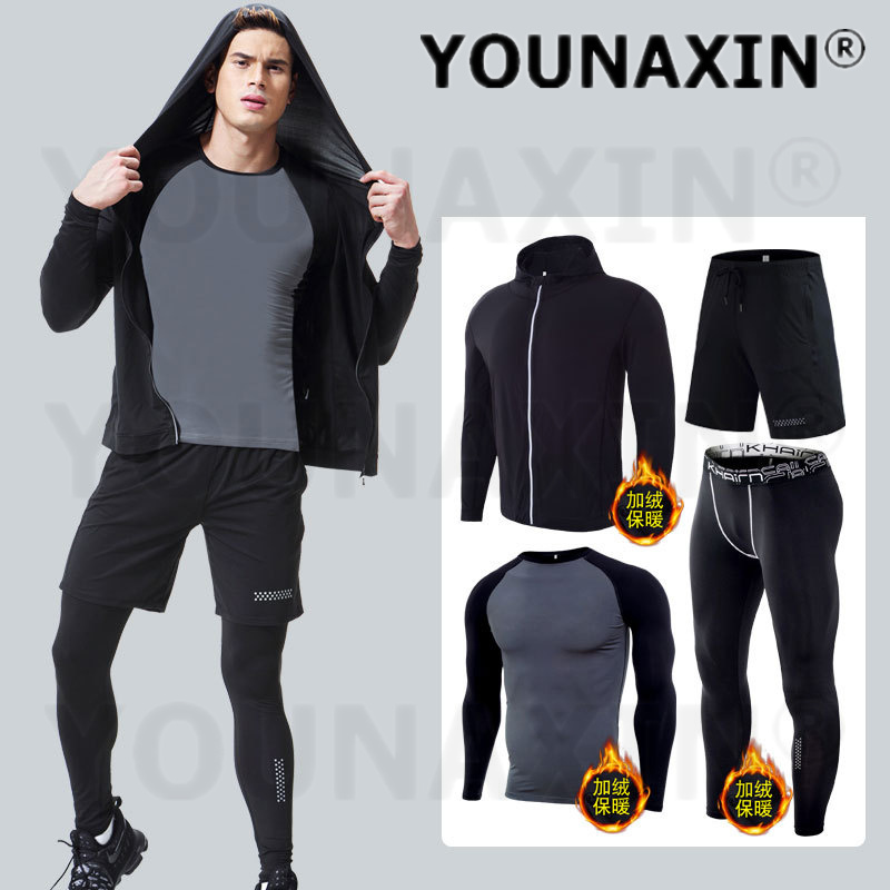 4-teiliges Herren-Fitness-Klei – Warm Winter Clothing Bewertung und Preis