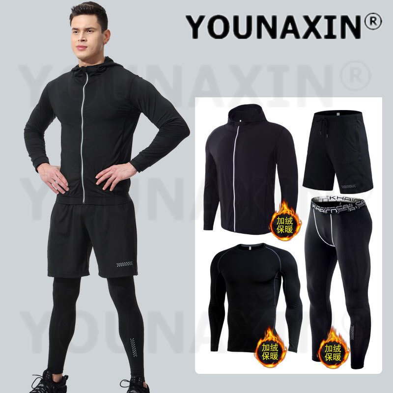 4-teiliges Herren-Fitness-Klei – Warm Winter Clothing Bewertung und Preis