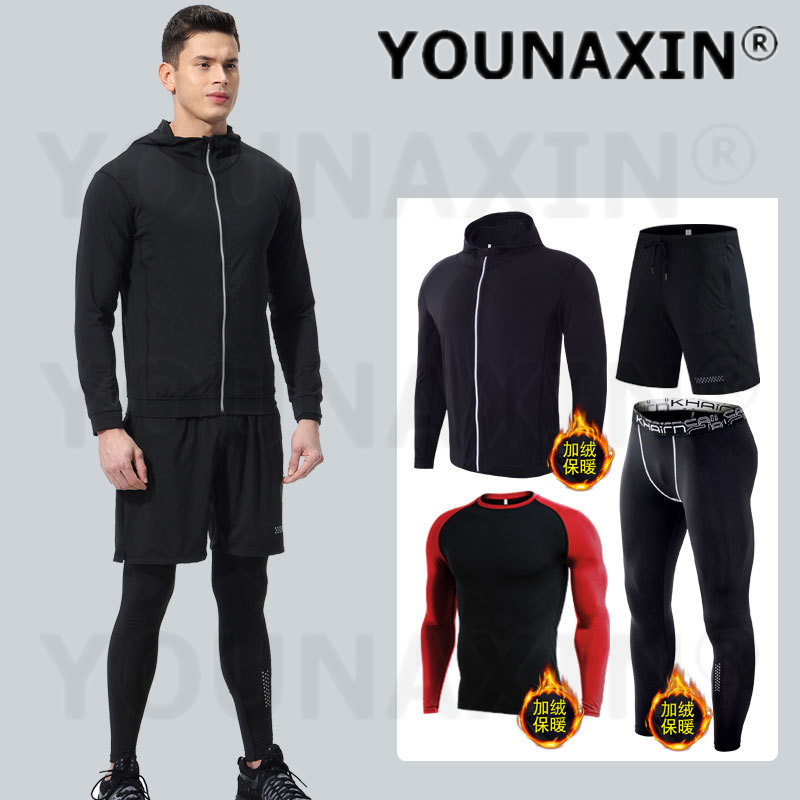 4-teiliges Herren-Fitness-Klei – Warm Winter Clothing Bewertung und Preis