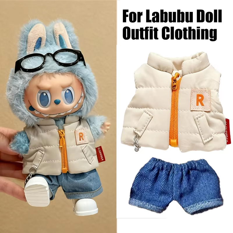 Für 15 17 cm Labubu-Puppe, ein – Winter Clothing Color Bewertung und Preis