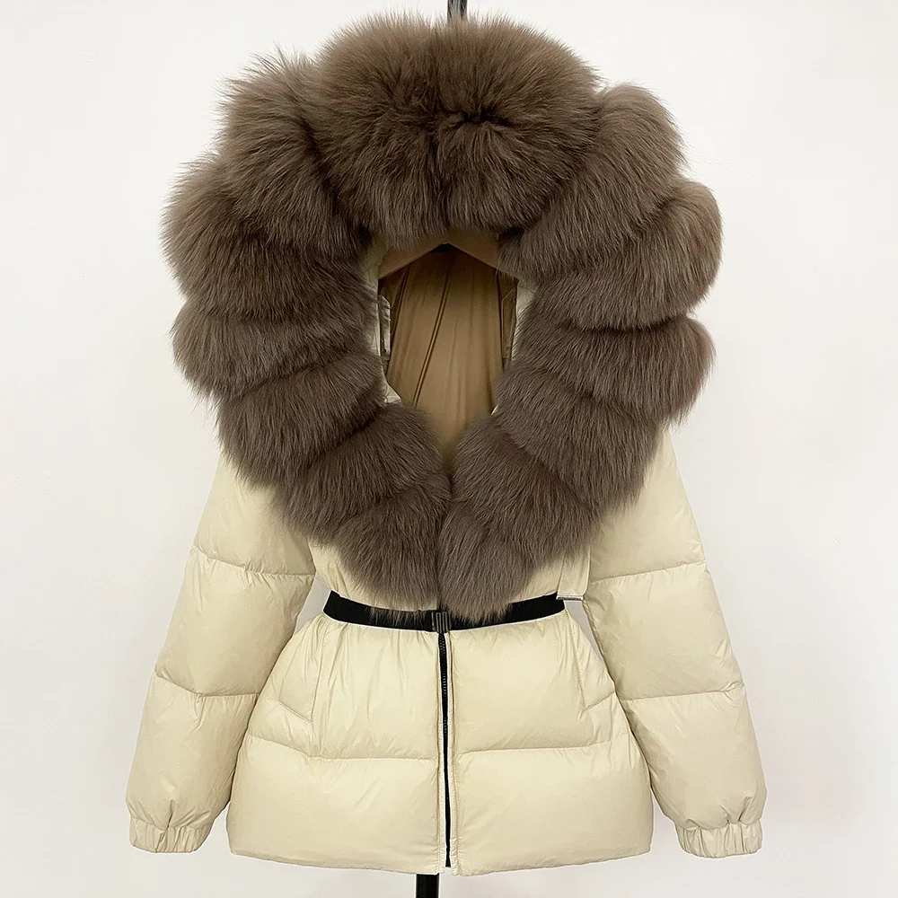 OFTBUY Echt Pelzmantel Winter  – Winter Clothing Store Bewertung und Preis